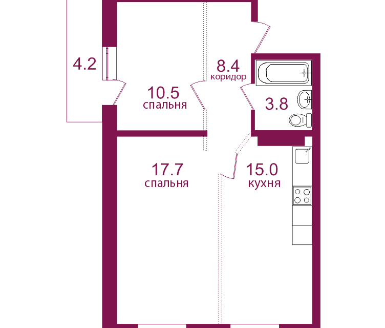 квартира г Иркутск мкр Топкинский 67 Иркутск, муниципальное образование фото 1