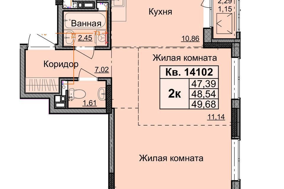 квартира г Ижевск ул Кунгурцева Е.М. 45 городской округ Ижевск фото 1