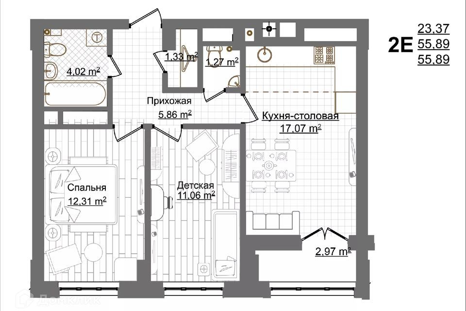 квартира г Нижний Новгород ул Менделеева 8 городской округ Нижний Новгород фото 1