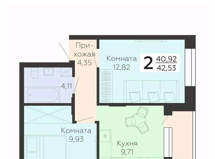 квартира г Воронеж р-н Коминтерновский ул Независимости 78 фото 1