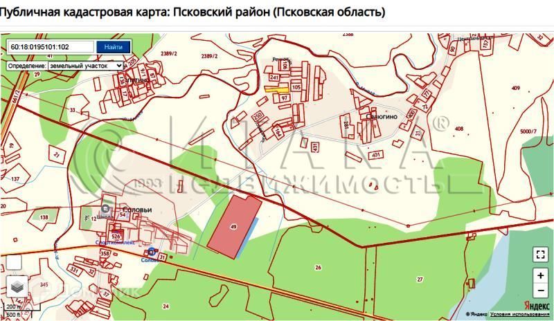 земля р-н Псковский деревня Селюгино фото 3