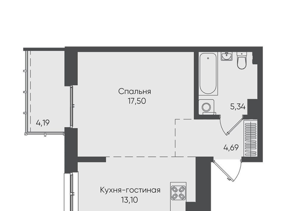 квартира г Иркутск р-н Свердловский ул Касьянова 1а фото 1