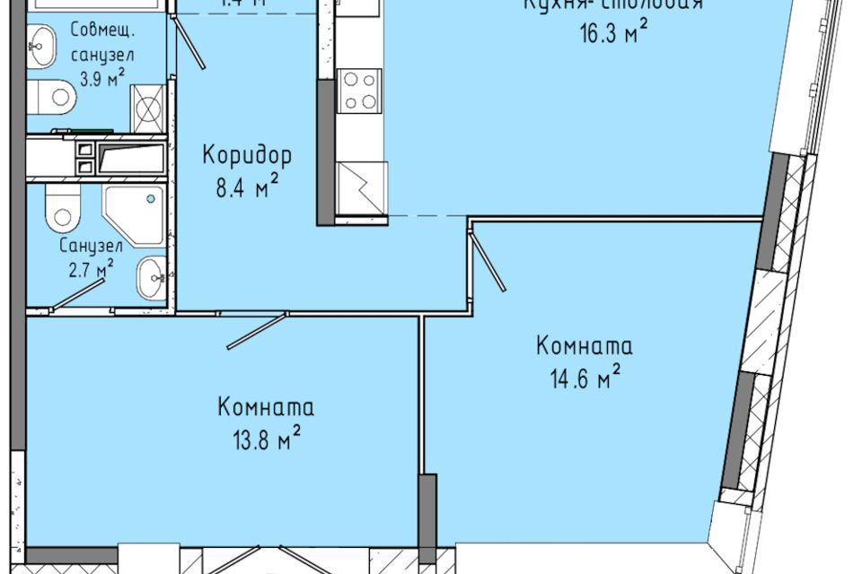 квартира г Ижевск ул Ленина 97а городской округ Ижевск фото 1