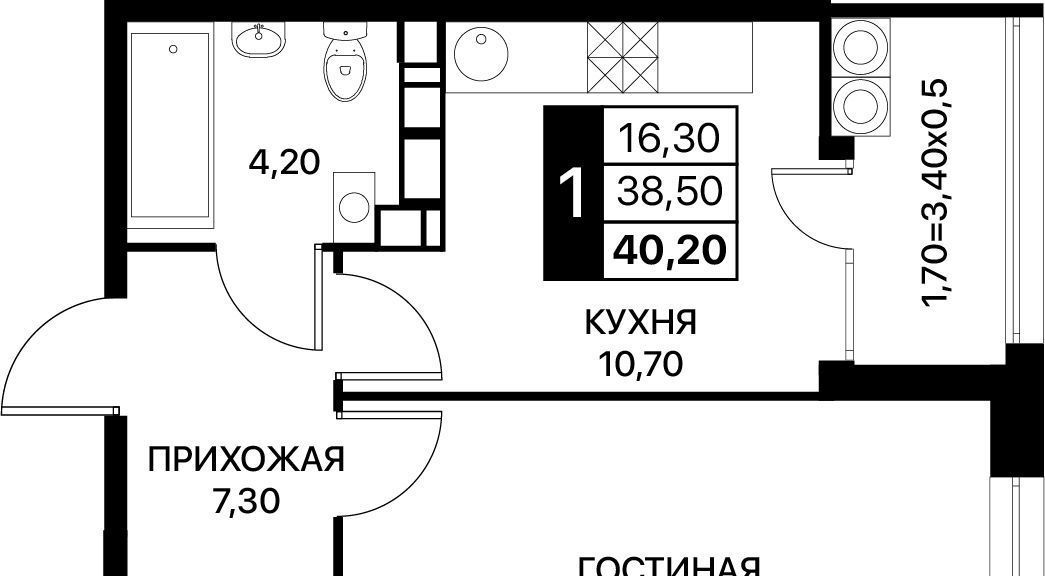 квартира г Ростов-на-Дону р-н Пролетарский ул Вересаева 96 фото 1