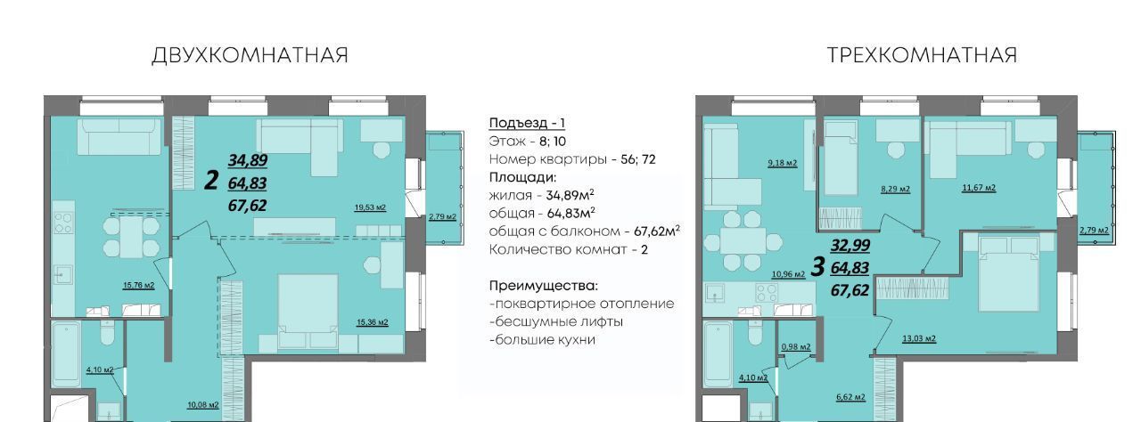 квартира г Ульяновск р-н Железнодорожный ул Кольцевая фото 1