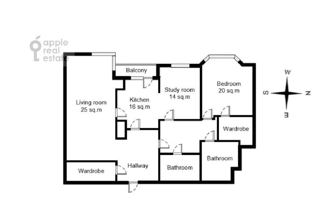 квартира г Москва метро Щукинская ул Авиационная 79к/1 фото 17