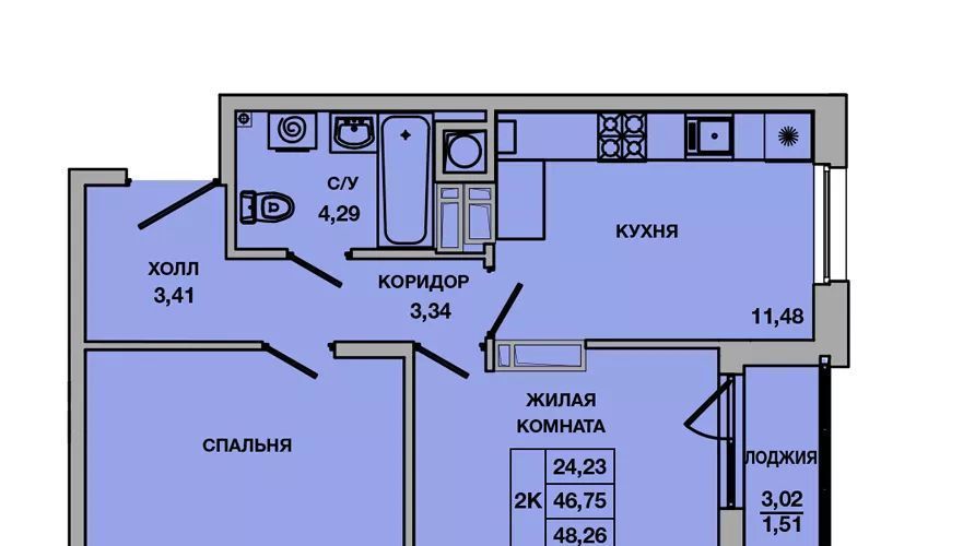 квартира г Батайск ул Ушинского 29к/3 фото 1