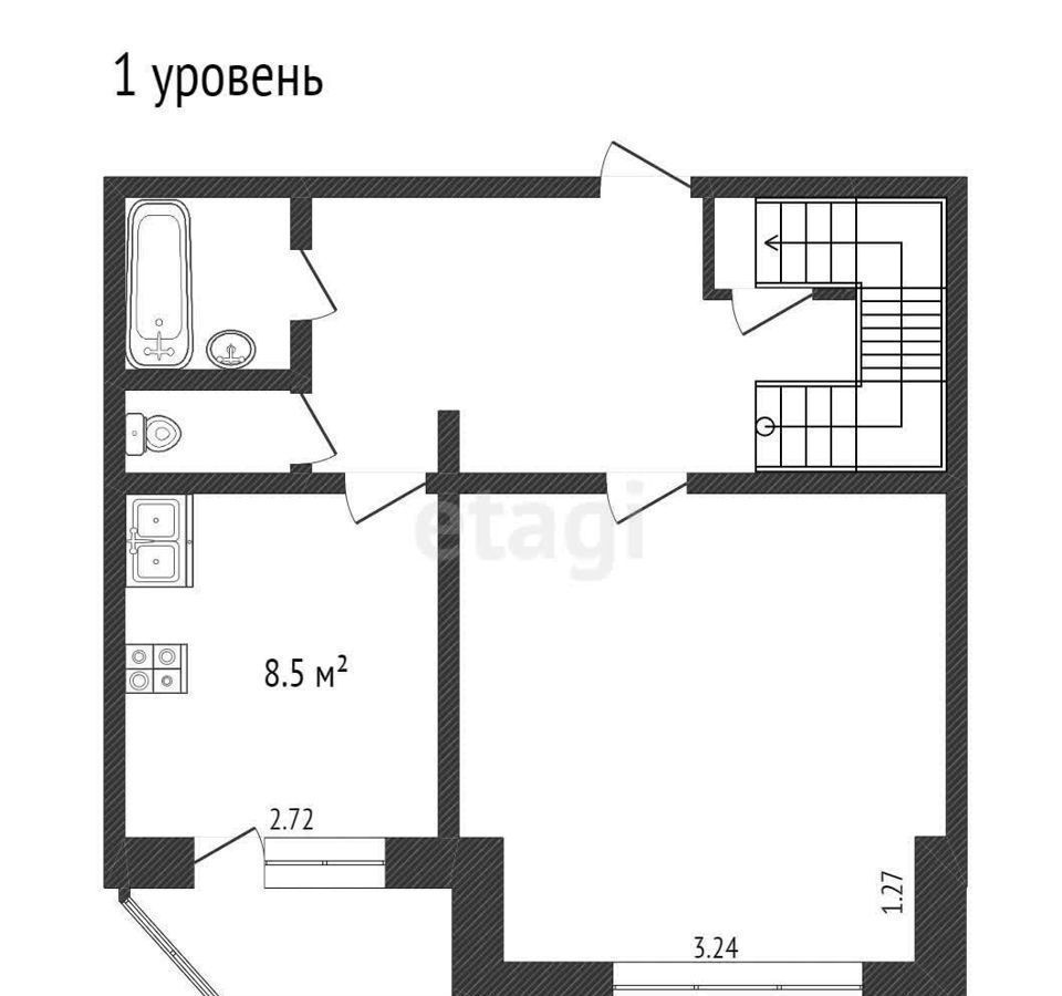 квартира р-н Сургутский г Лянтор Сургутский р-н, 6-й мкр-н, 105, Тюменская обл. фото 21