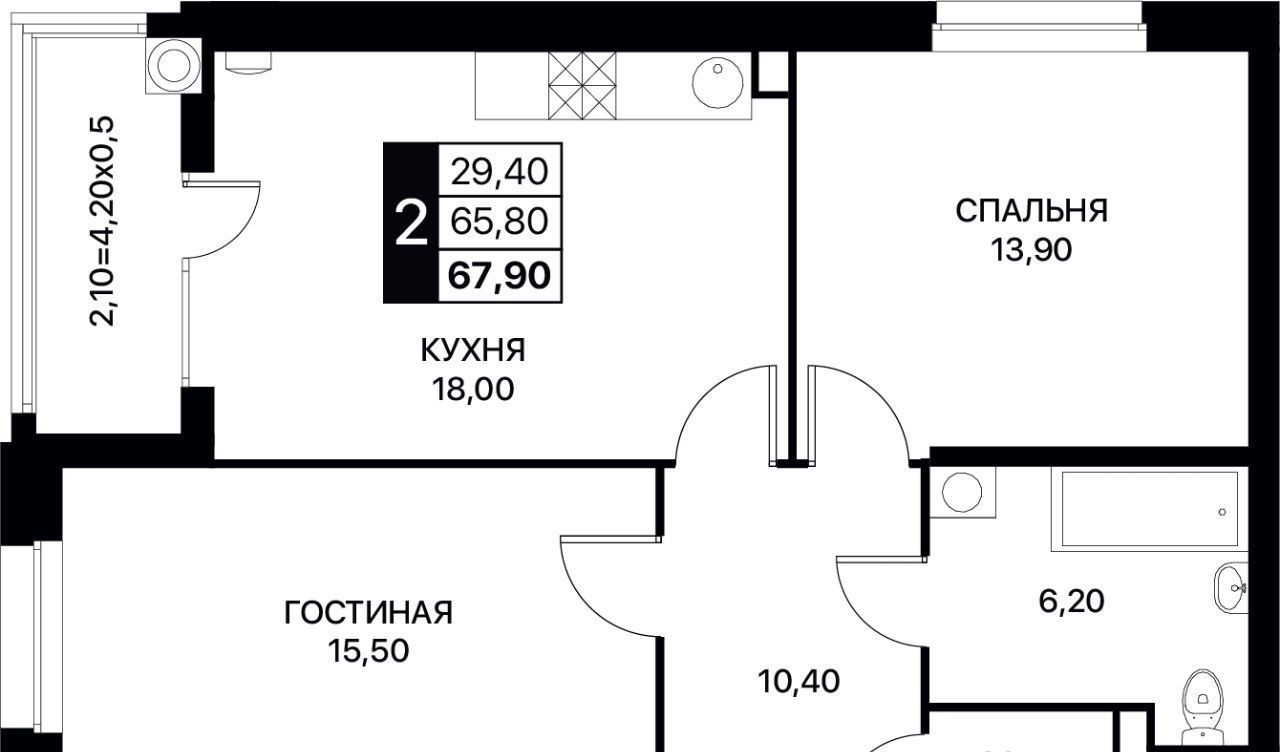 квартира г Ростов-на-Дону р-н Первомайский пр-кт Шолохова фото 1