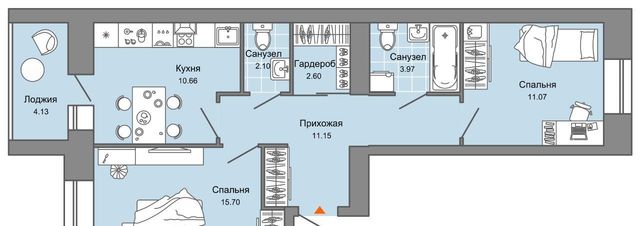 р-н Заволжский ЖК Центрополис 5 Центральный кв-л фото