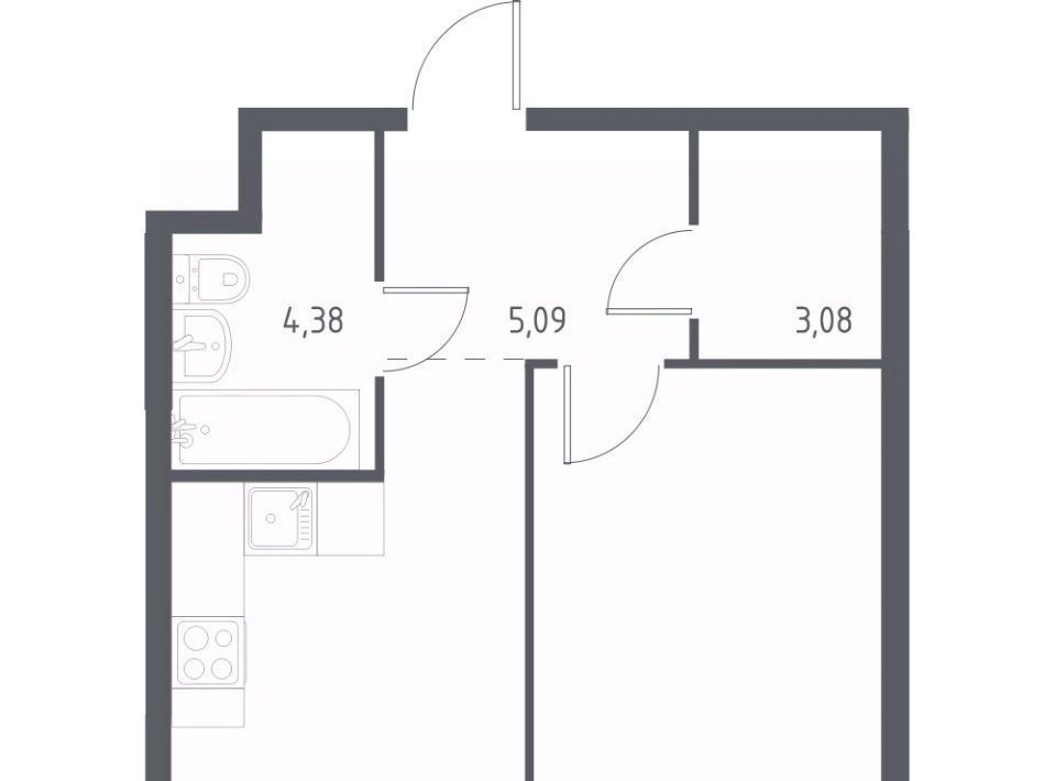 квартира г Москва п Мосрентген метро Тропарёво метро Румянцево мк, к 2. 3 фото 1