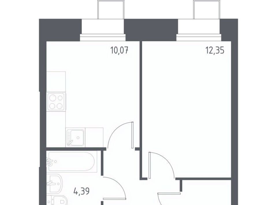квартира г Москва п Мосрентген метро Тропарёво метро Румянцево мк, к 2. 3 фото 1