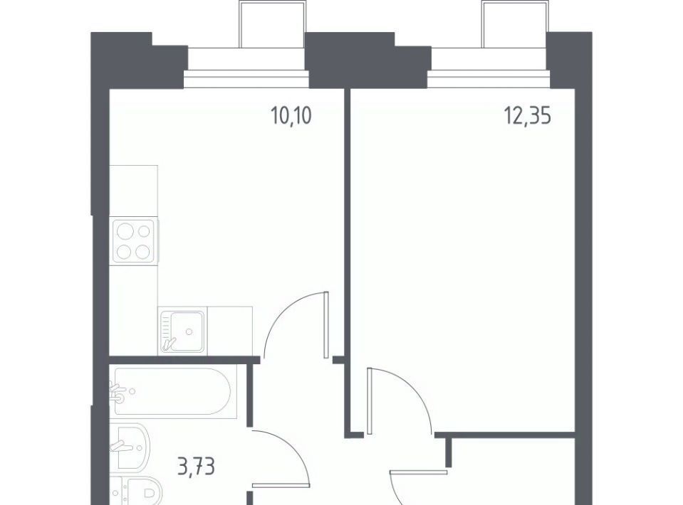 квартира г Москва п Мосрентген метро Тропарёво метро Румянцево мк, к 2. 3 фото 1