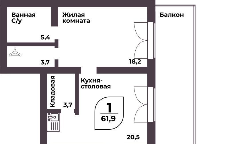 квартира р-н Сосновский п Терема ул Ломоносова 24 Кременкульское с/пос фото 1