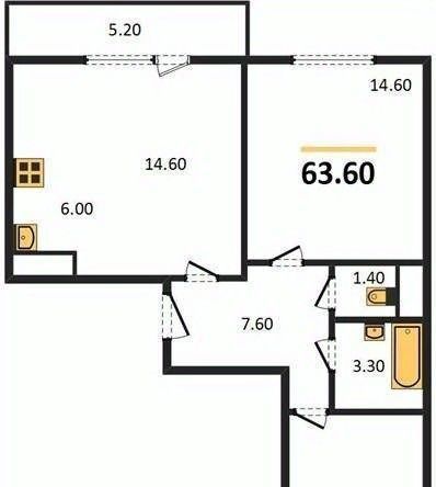 квартира г Краснодар р-н Прикубанский ул им. Героя Ростовского 8к/2 фото 1