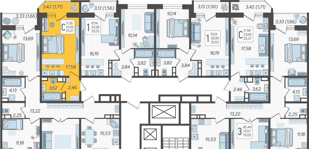 квартира г Краснодар р-н Карасунский ул Уральская 87/7 фото 2