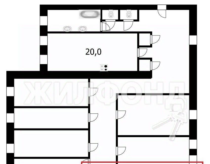 комната г Санкт-Петербург метро Обводный Канал 1 наб Обводного канала 66 фото 5