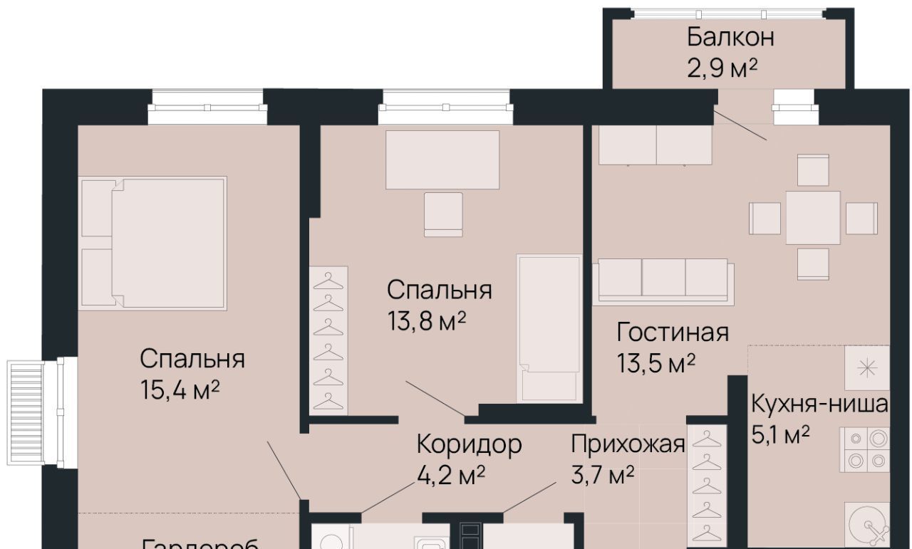 квартира г Нижний Новгород Горьковская Резиденция жилой комплекс фото 1