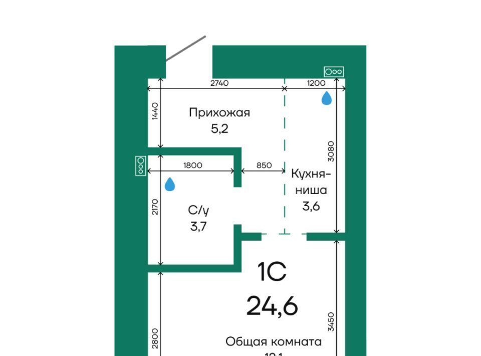 квартира г Барнаул р-н Индустриальный ул Просторная фото 1