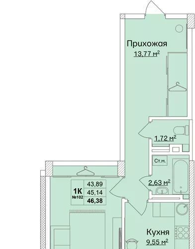 квартира р-н Кстовский г Кстово Автозаводская, Город Чемпионов жилой комплекс фото 1