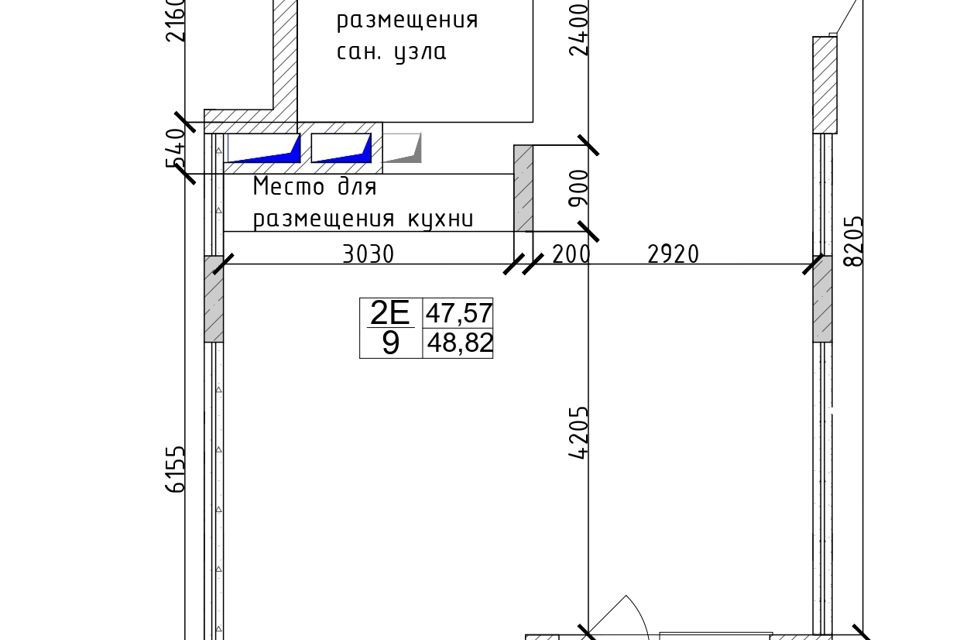 квартира г Кемерово 15-й микрорайон, 8, Кемеровский городской округ фото 1