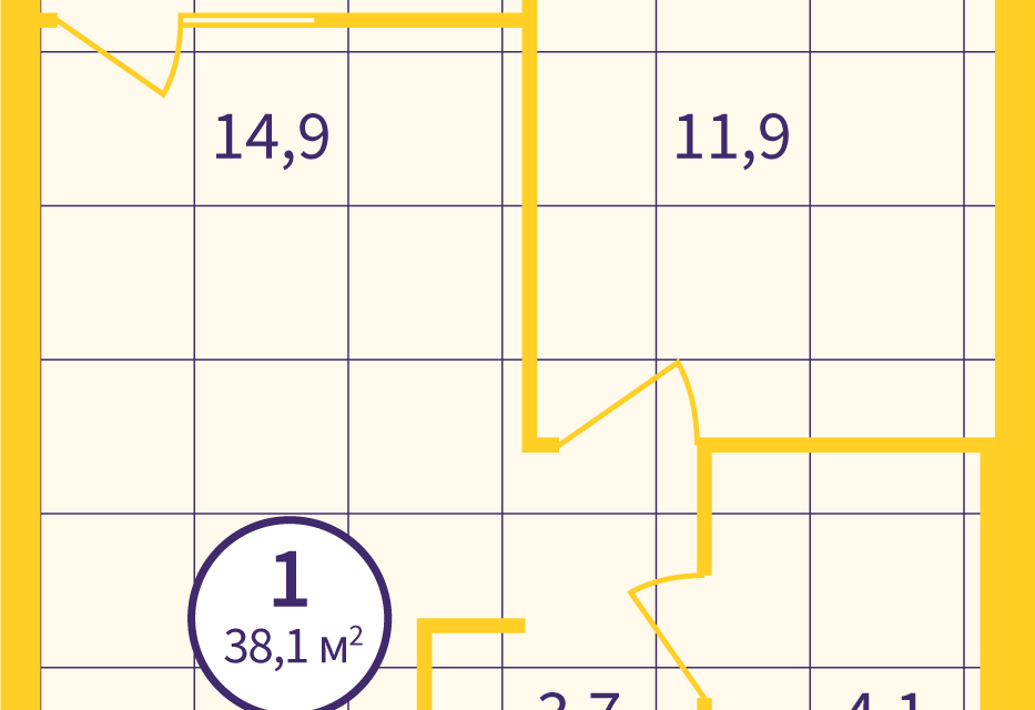 квартира г Екатеринбург ул Пехотинцев 2к/1 Екатеринбург, муниципальное образование фото 2