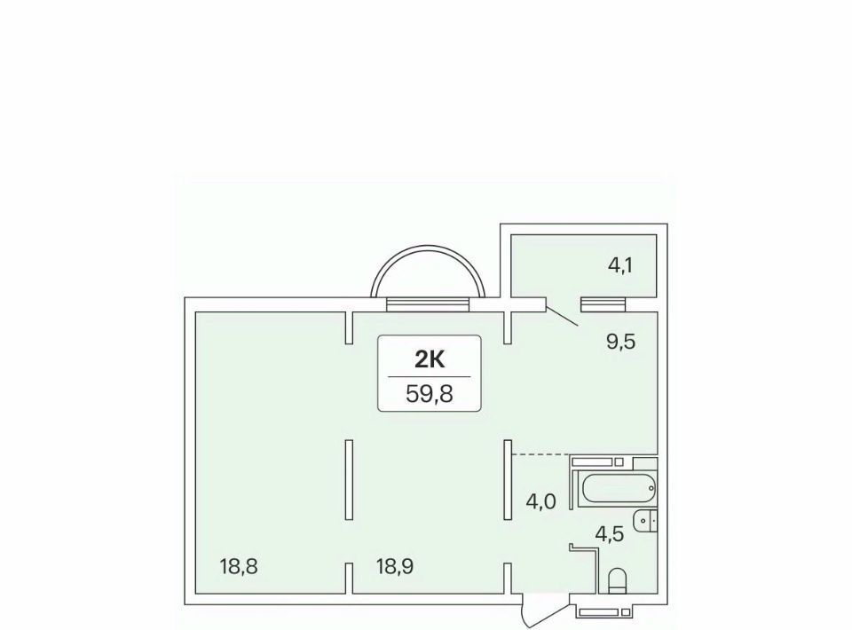 квартира г Новосибирск Заельцовская ЖК Акация на Игарской фото 1