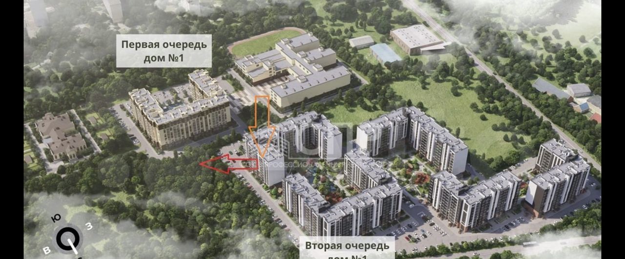 квартира г Калининград р-н Ленинградский ул Закатная 29 корп. 2 фото 4