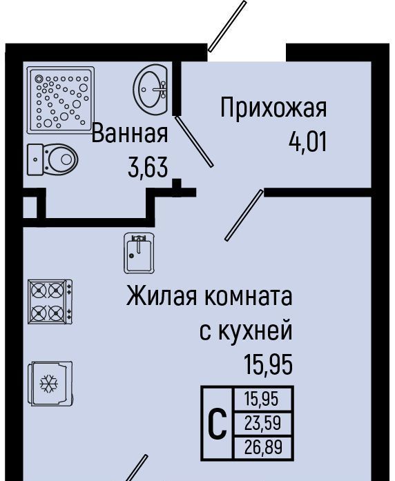 квартира р-н Туапсинский с Ольгинка ул Солнечная Новомихайловское городское поселение фото 1