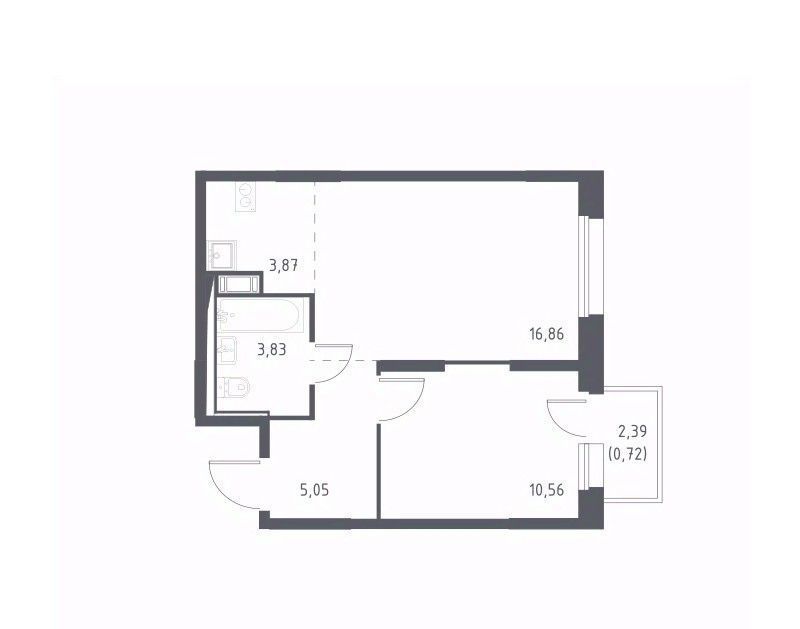 квартира р-н Всеволожский г Мурино ЖК «Новые Лаврики» 1/1 Девяткино фото 1