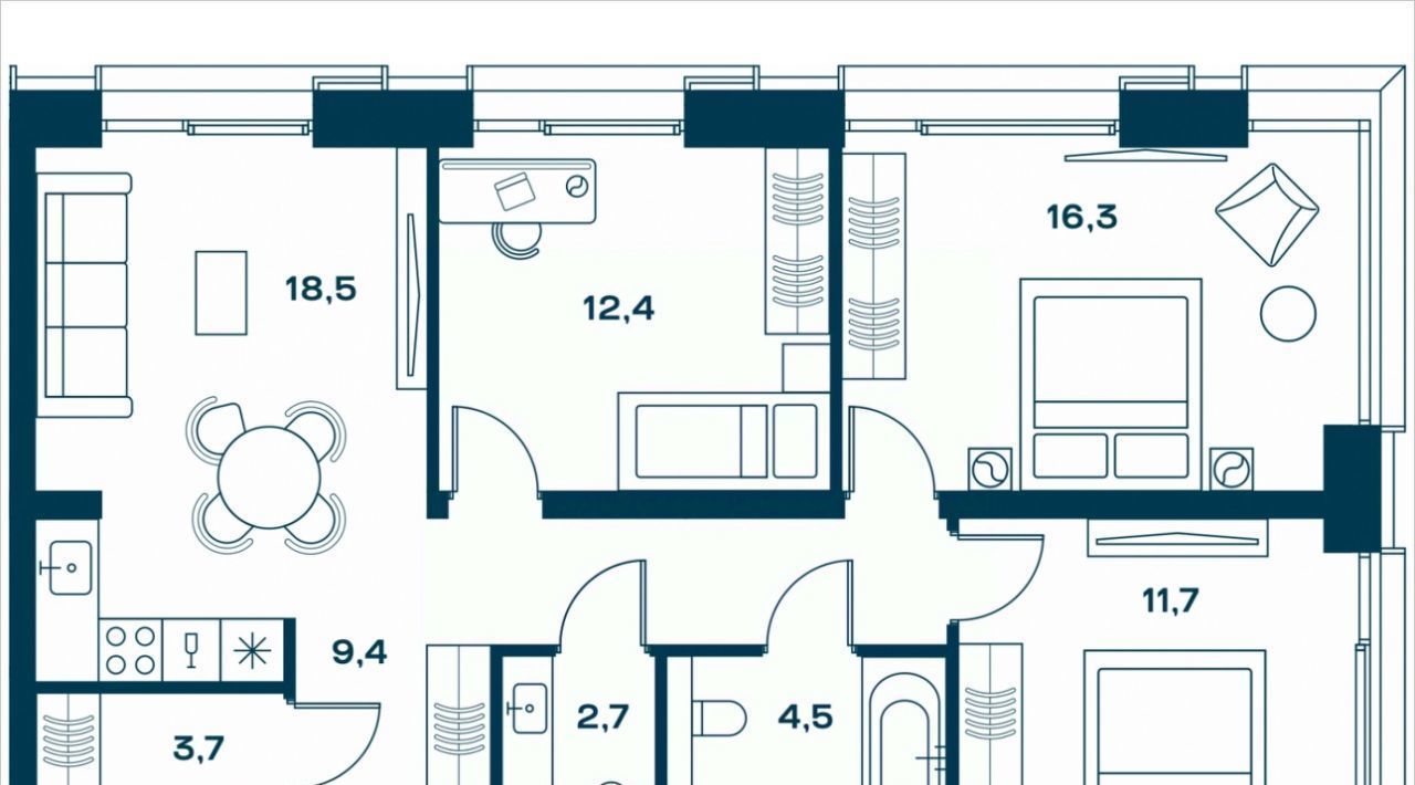 квартира г Москва метро Красный Балтиец ул Часовая 28к/8 фото 1