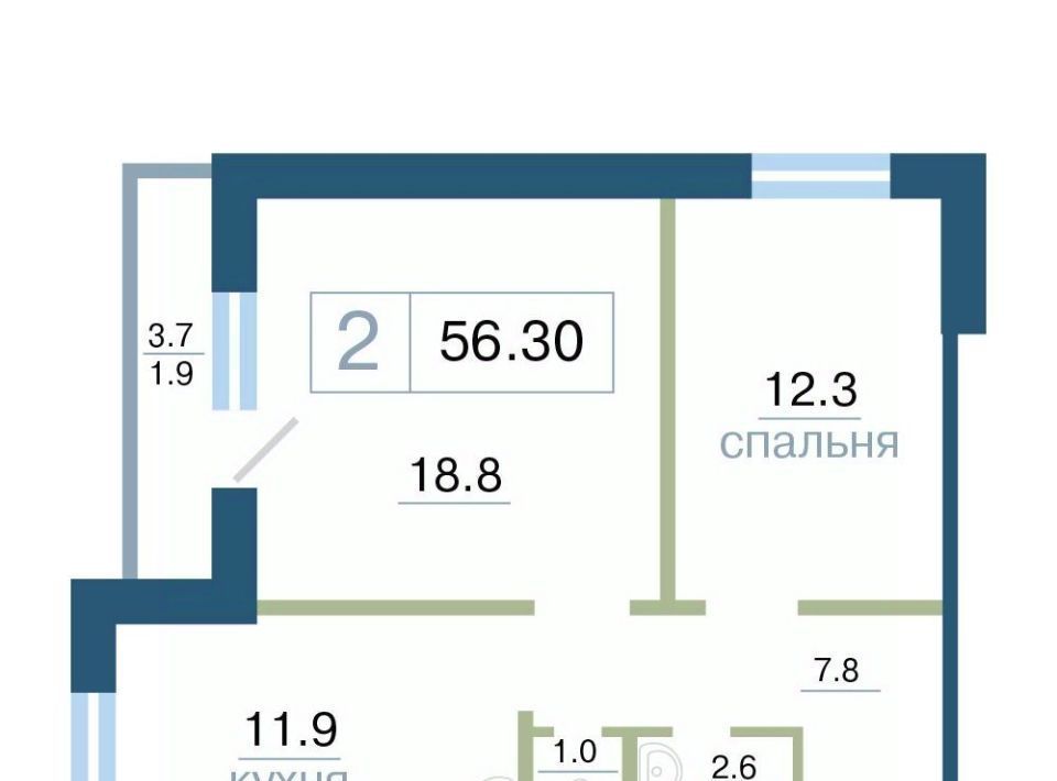 квартира г Красноярск р-н Железнодорожный ул Дубровинского фото 1