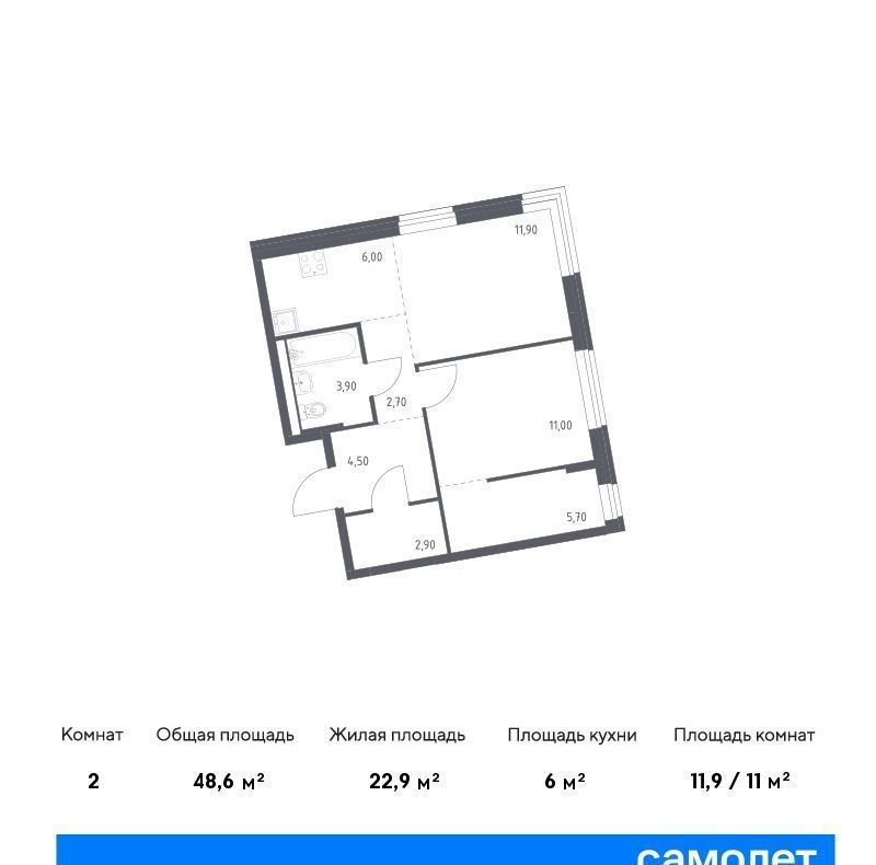 квартира городской округ Наро-Фоминский г Кокошкино фото 1