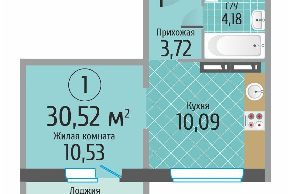 квартира г Новосибирск ул Станиславского 16/1 городской округ Новосибирск фото 1