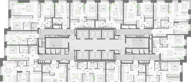 квартал небоскребов Upside Towers фото 4